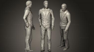 Figurines of people Man In Suit STL 3d model